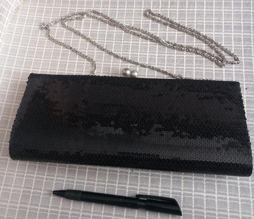 Buy & Sell Thatto Heath Saint Helens - Photos for vintage black sequin evening clutch bag