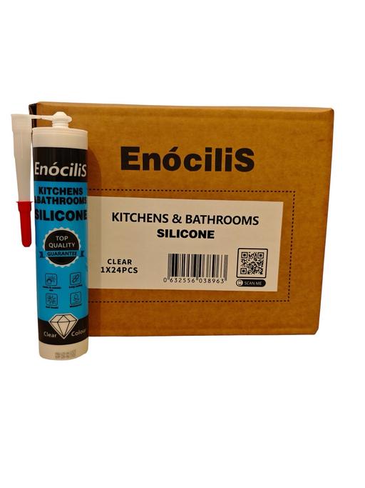Buy & Sell Margate Thanet - Photos for EnòciliS Box of 24 Silicone Sealant Clear