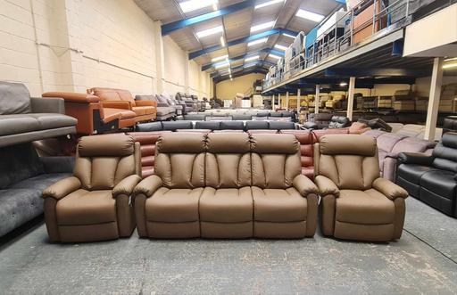 Buy & Sell Pentre Flintshire - Wales - Photos for Georgina caramel leather sofa set