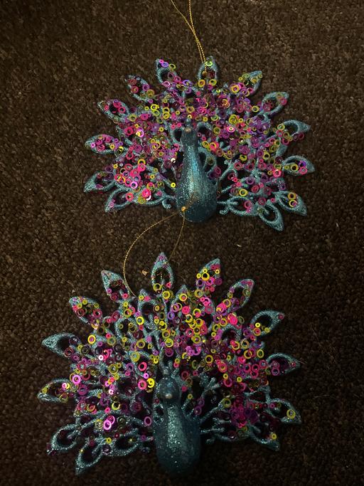 Buy & Sell Ward End Birmingham - Photos for Peacock tree decoration x2