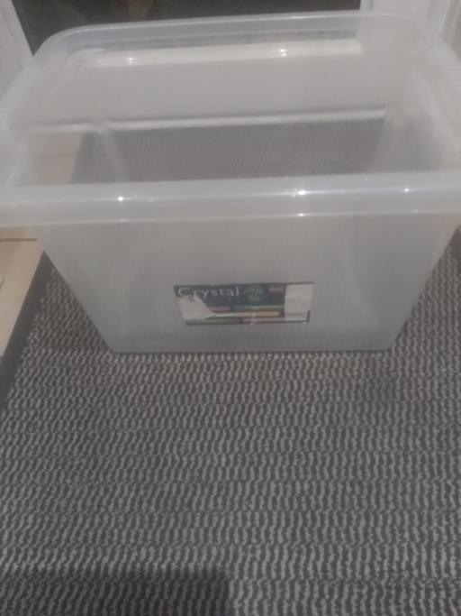 Buy & Sell Streetly Walsall - Photos for LARGE CRYSTAL.STORAGE BOX NO LID