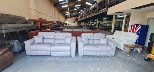 Buy & Sell Pentre Flintshire - Wales - Photos for La-z-boy grey fabric sofa set