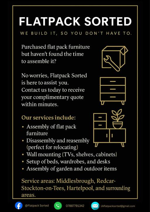 Buy & Sell Lowfields Stockton-on-Tees - Photos for flatpack furniture assembly & more.