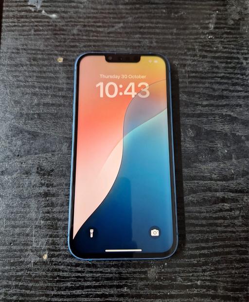 Buy & Sell - Photos for Apple Iphone 13 (Bule, 128GB)