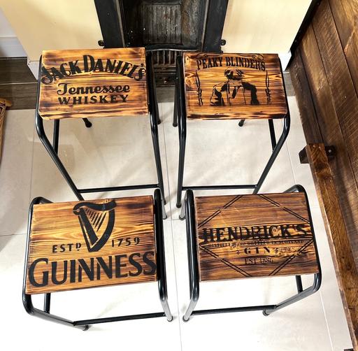 Buy & Sell Thurcroft Rotherham - Photos for 4 wooden bar stools