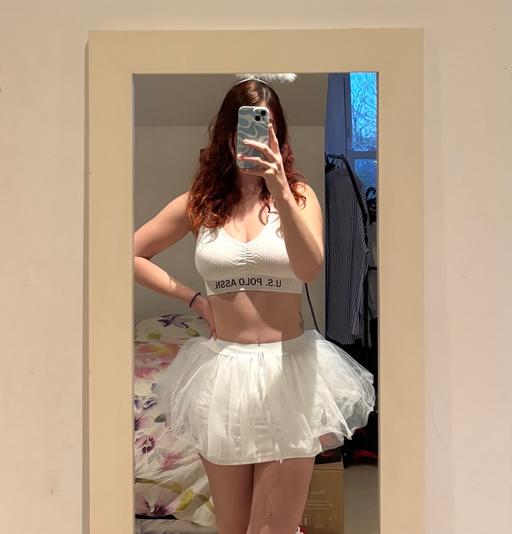Buy & Sell Northampton West Northamptonshire - Photos for White Mesh Puffy Skirt