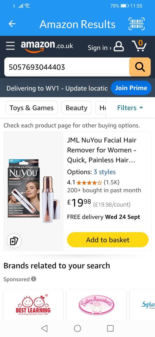 Buy & Sell Heath Town Wolverhampton - Photos for New NUYOU rechargeable facial hair remover