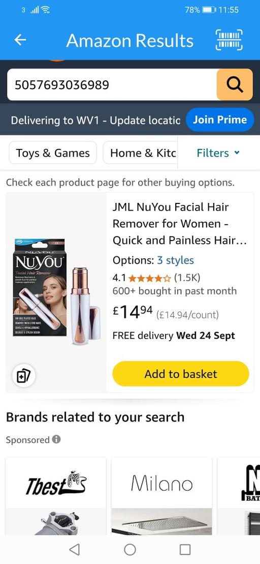 Buy & Sell Heath Town Wolverhampton - Photos for New NUYOU battery facial hair remover