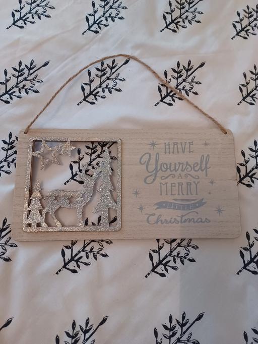 Buy & Sell Eckington North East Derbyshire - Photos for wooden Christmas hanging sign