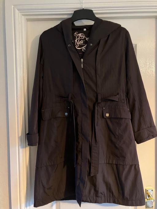 Buy & Sell Forest Town Mansfield - Photos for Dark purple showerproof coat size 14
