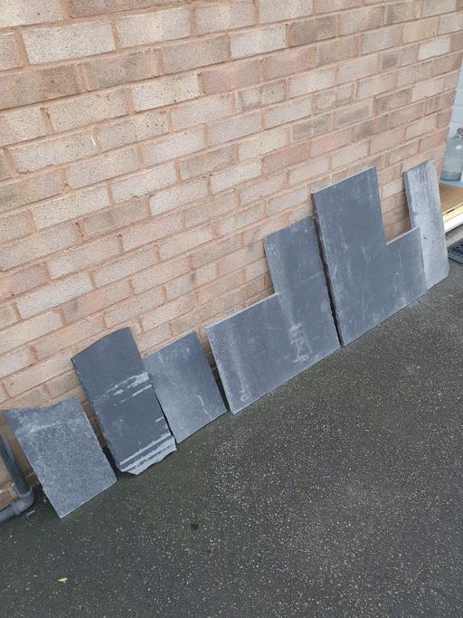 Buy & Sell Pensnett Dudley - Photos for Off Cuts Of Black Slate, Thick & Heavy , VGC