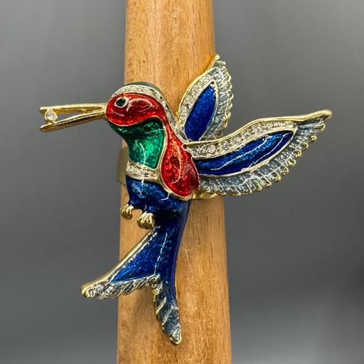 Buy & Sell Tyseley Birmingham - Photos for Huge Adjustable Enamel Bird Statement Ring