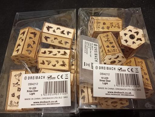 Buy & Sell Horncastle East Lindsey - Photos for 2 packs of Deer themed string lights sets