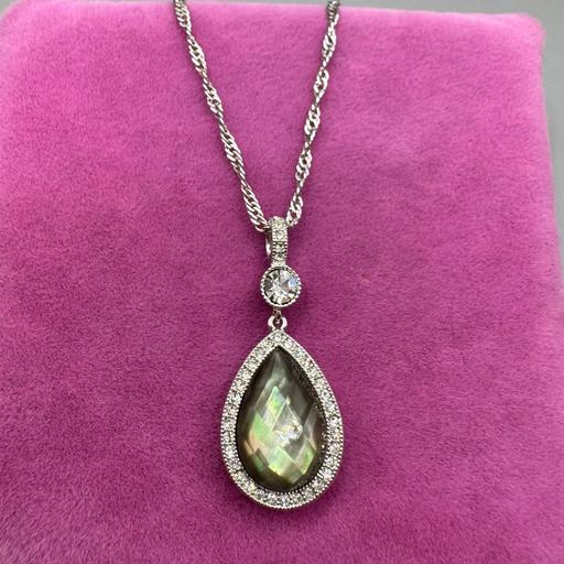 Buy & Sell Tyseley Birmingham - Photos for Pretty TJC Abalone & Crystal Necklace