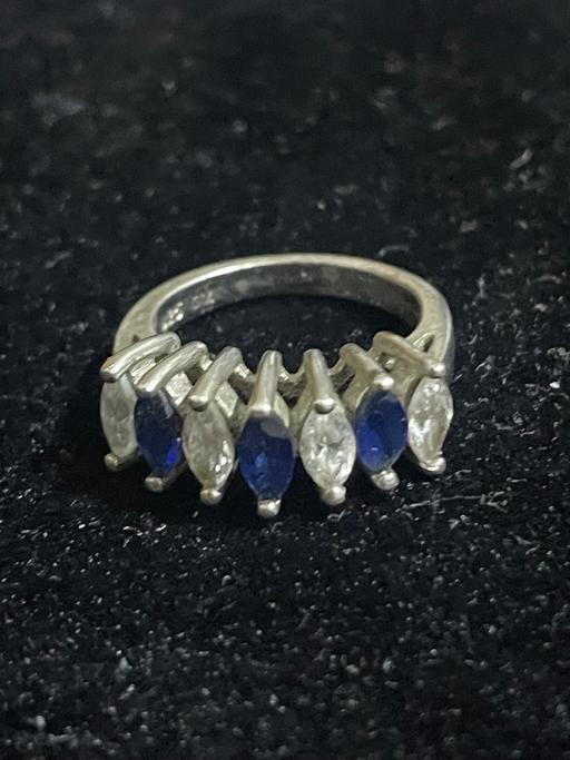 Buy & Sell Enfield Wash Enfield - Photos for Sapphire & zirconia silver ring