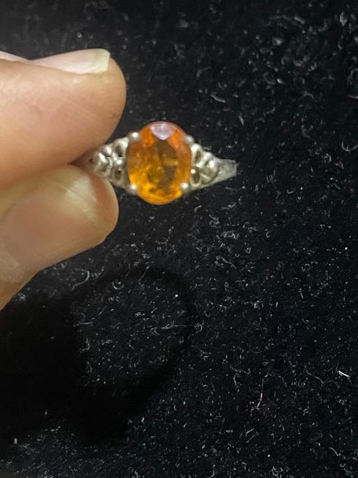 Buy & Sell Enfield Wash Enfield - Photos for Orange citrine silver ring