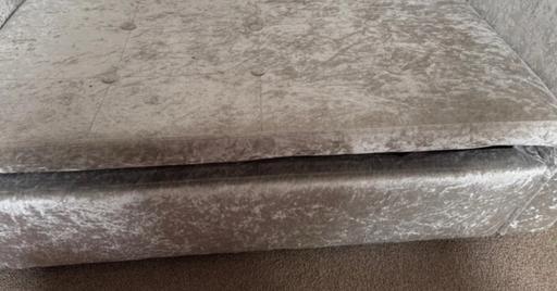 Buy & Sell Beckton East London - Photos for Window Storage Box Seat - Grey Velvet