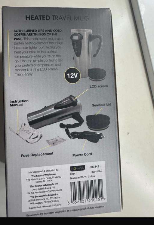 Buy & Sell Beckton East London - Photos for Heated travel mug