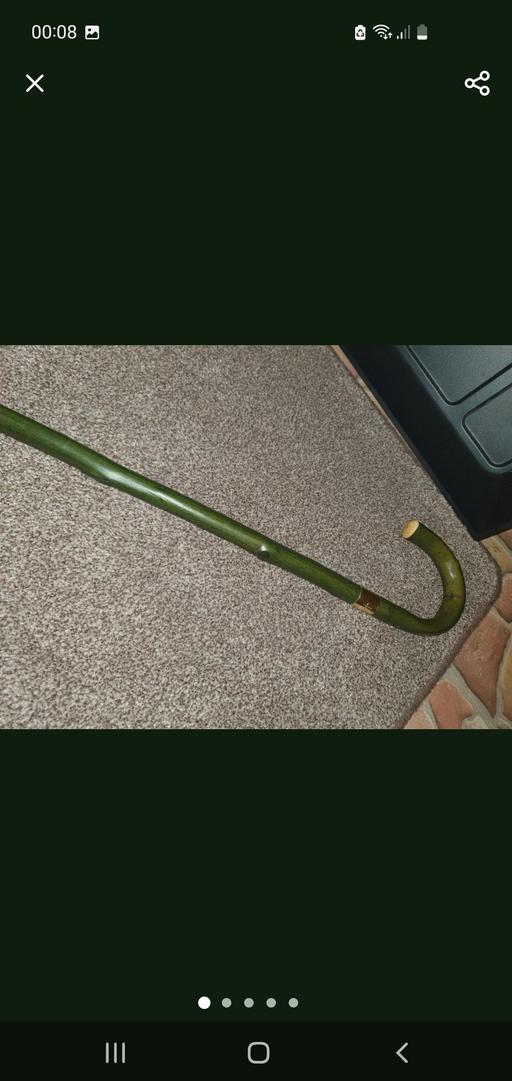 Buy & Sell Pensnett Dudley - Photos for Green Harrods Wooden Walking Stick , Lovely