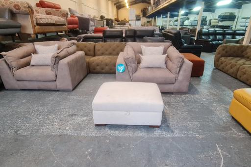 Buy & Sell Pentre Flintshire - Wales - Photos for Sofology cream fabric storage footstool