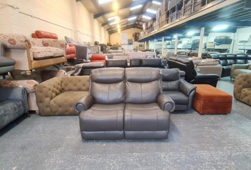 Buy & Sell Pentre Flintshire - Wales - Photos for Benton grey leather 2 seater sofa