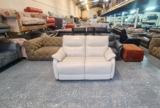 Buy & Sell Pentre Flintshire - Wales - Photos for Albion cream leather 2 seater sofa