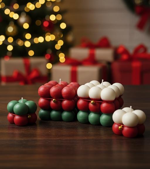 Buy & Sell Wolverhampton West Midlands - Photos for Set of 4 christmas cube candle