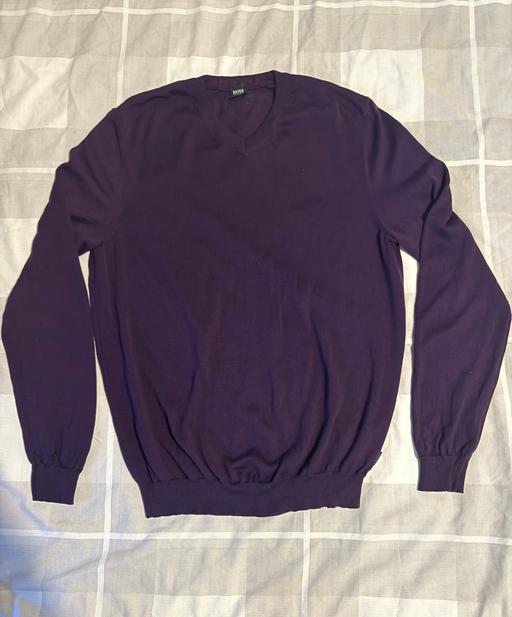 Buy & Sell Heath Hayes Cannock Chase - Photos for BOSS Fine Knit V-Neck Sweater