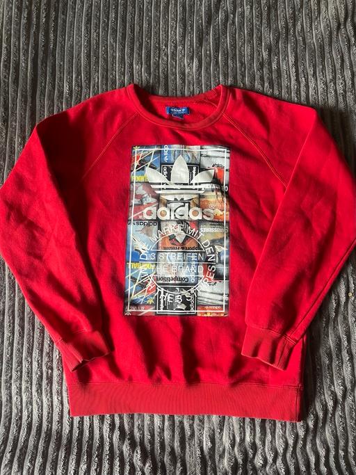 Buy & Sell Dudley Town Centre Dudley - Photos for Adidas Y2K red streetwear sweatshirt