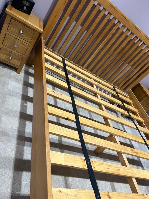 Buy & Sell New Duston West Northamptonshire - Photos for Oak Bed - King Size Oak Bed