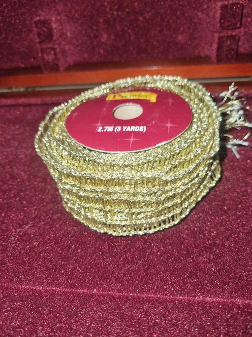 Buy & Sell Bournville Birmingham - Photos for Roll Of Gold Ribbon/Netting