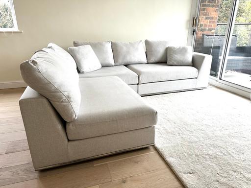 Buy & Sell Enfield North London - Photos for The Flow Noa Home modular cream corner sofa