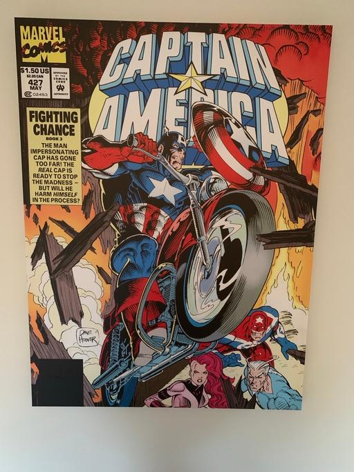 Buy & Sell Lower Gornal Dudley - Photos for Marvel Captain America Wall Canvas- 60cmX80cm