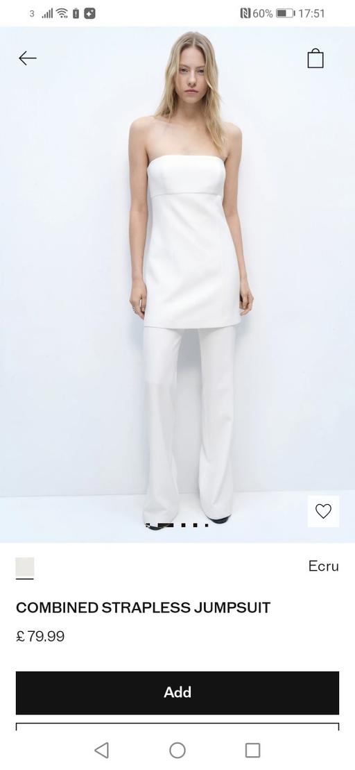 Buy & Sell Heath Town Wolverhampton - Photos for New Mango Lady's strapless jumpsuit medium