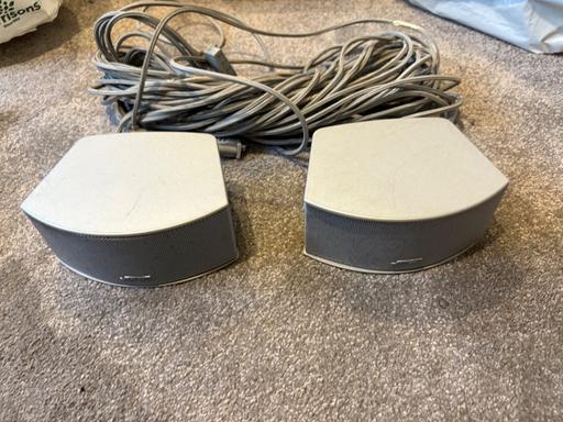 Buy & Sell Upper Gornal Dudley - Photos for Bose grey ps3 2 1 speakers with cables,used