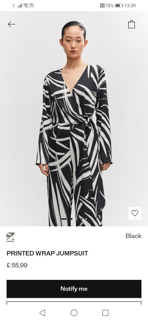 Buy & Sell Heath Town Wolverhampton - Photos for New Mango Printed Wrap Jumpsuit