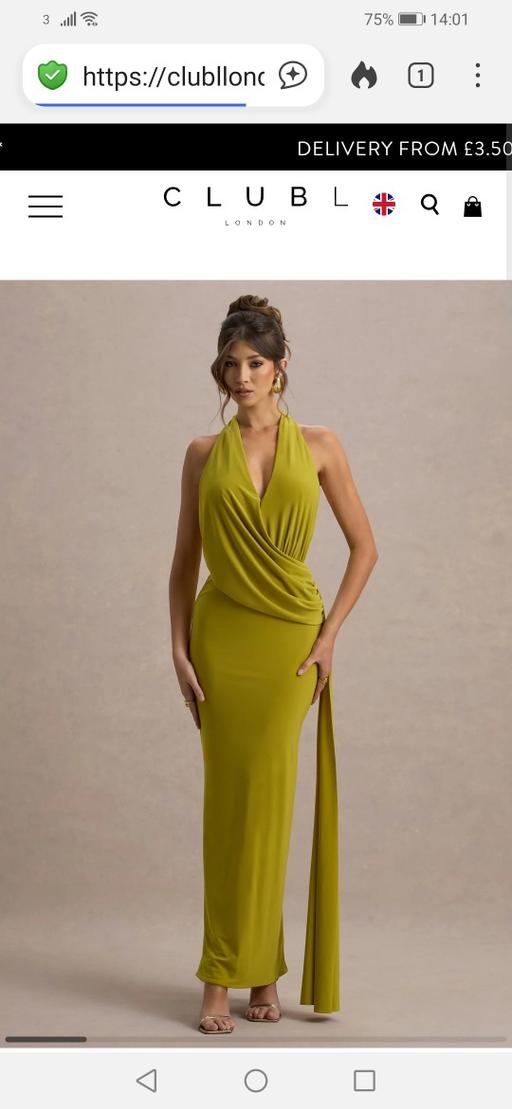 Buy & Sell Heath Town Wolverhampton - Photos for New Club L London Rosina Halter-neck dress