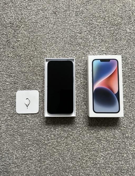 Buy & Sell Netherton Dudley - Photos for Boxes iPhone 14 128gb blue unlocked like new