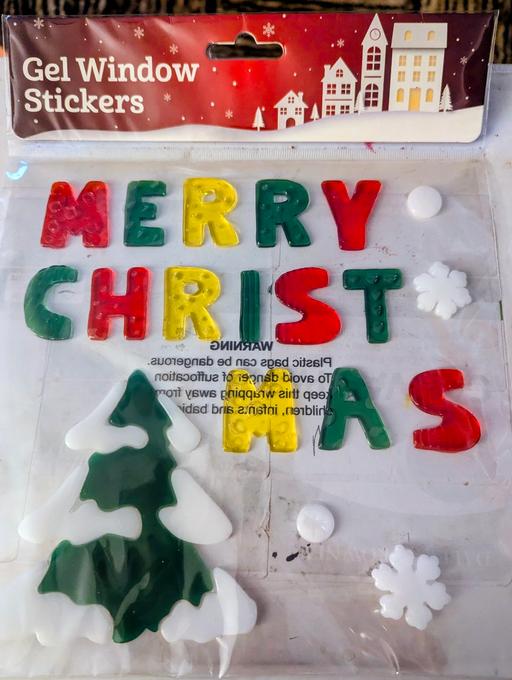 Buy & Sell Georgetown Blaenau Gwent - Photos for 🎄 Christmas coloured gel window stickers tha