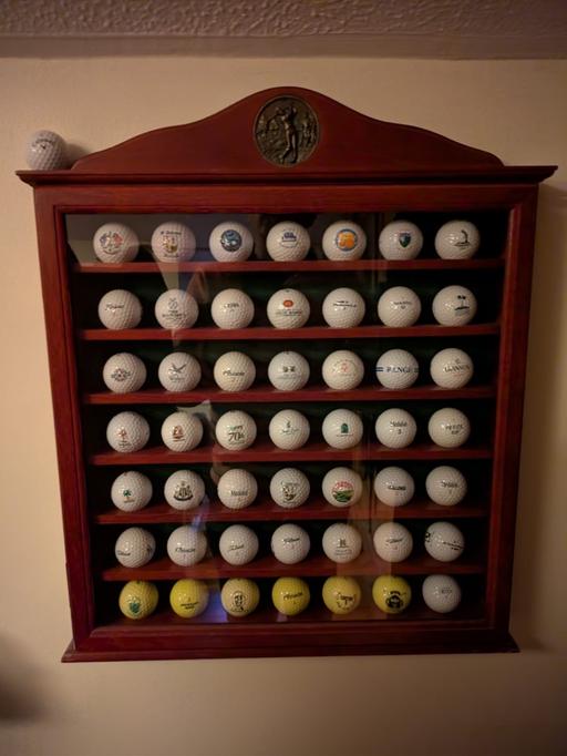 Buy & Sell Lawrence Weston Bristol - Photos for Golf Ball Display Case with Collection