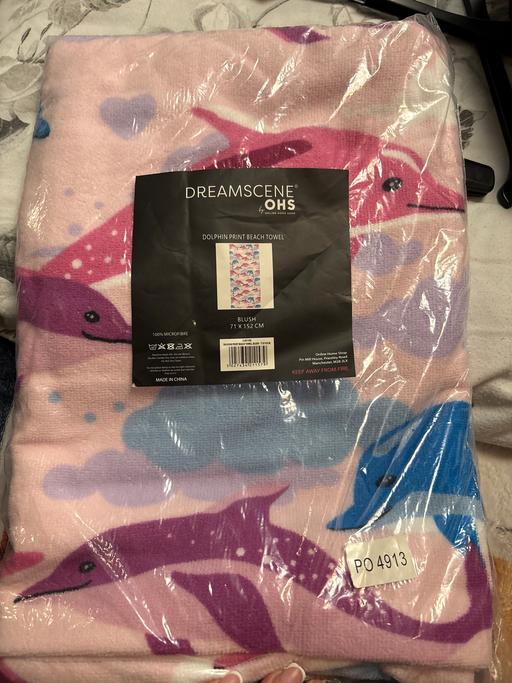 Buy & Sell Duckmanton Chesterfield - Photos for Dream scene ohs dolphin beach towel