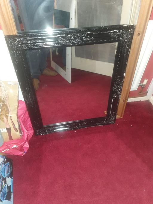 Buy & Sell Pensnett Dudley - Photos for 2 Large Mirrors, Black & White, 32 x 26 inch