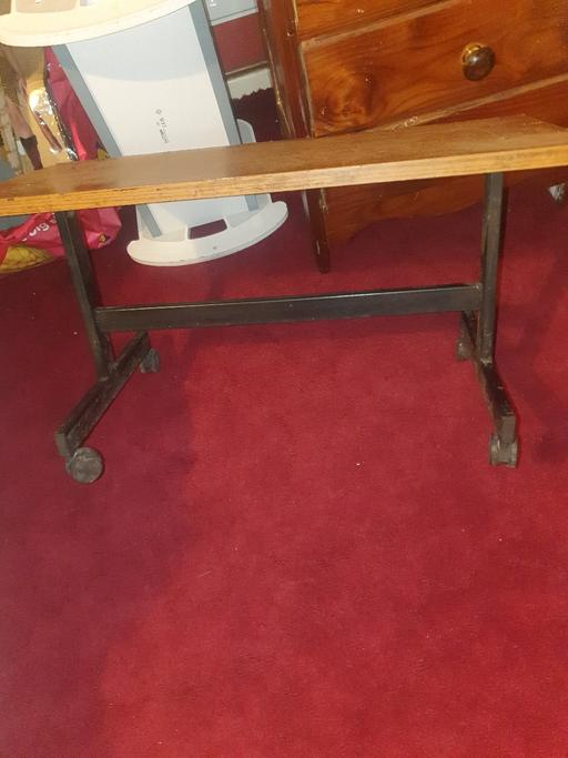 Buy & Sell Pensnett Dudley - Photos for Small Table On Wheels, 27 x 14 x 12 inches ,