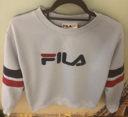 Buy & Sell Stalham North Norfolk - Photos for Fila Light Blue Boxy Sweatshirt Retro