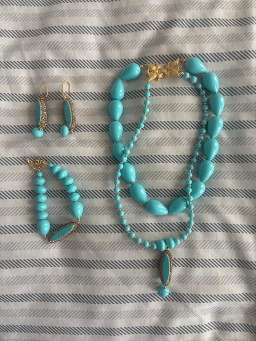 Buy & Sell - Photos for Turquoise blue Jewellery set