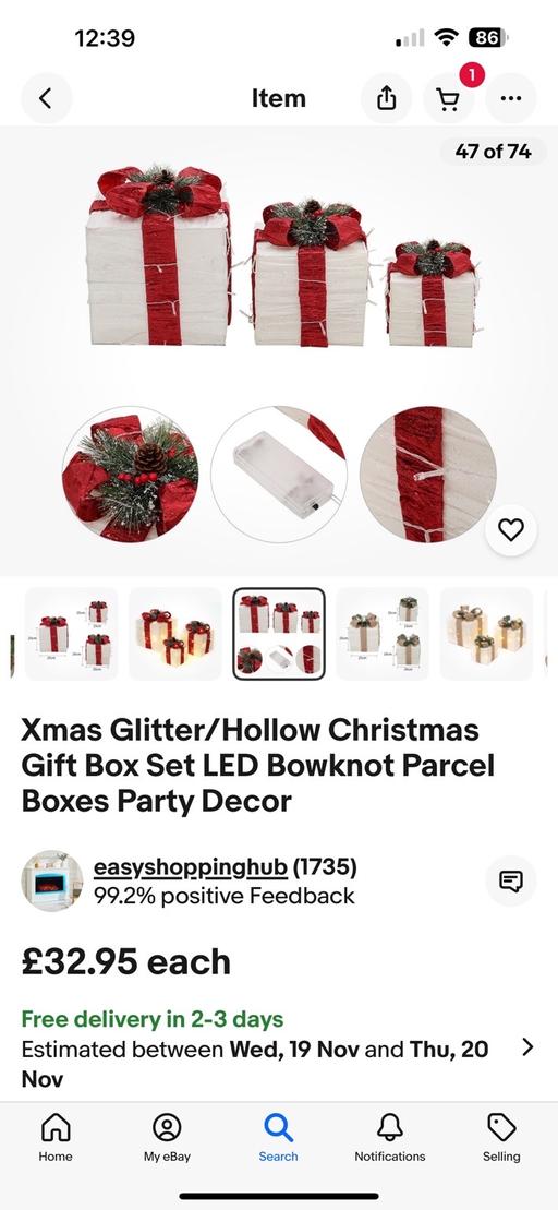 Buy & Sell Gillingham Business Park Medway - Kent - Photos for Light up paper Christmas parcels x3