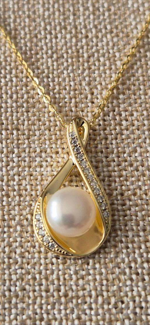 Buy & Sell Golders Green North West London - Photos for 925 Gold 48cm Necklace/Pendant & Pearl