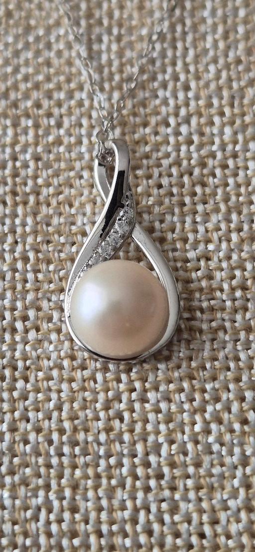 Buy & Sell Golders Green North West London - Photos for 925 Silver 43cm Pendant Necklace & Pearl