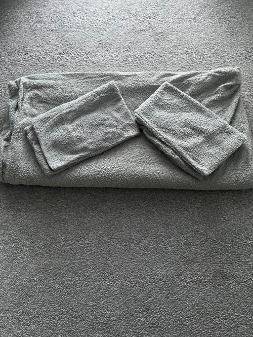Buy & Sell Liverpool Knowsley - Photos for Grey fleece double bedding used twice