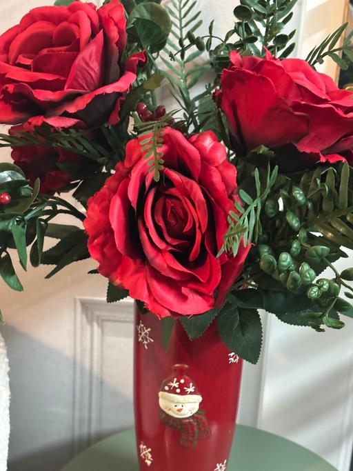 Buy & Sell Bartley Green Birmingham - Photos for Christmas vase and Christmas flowers